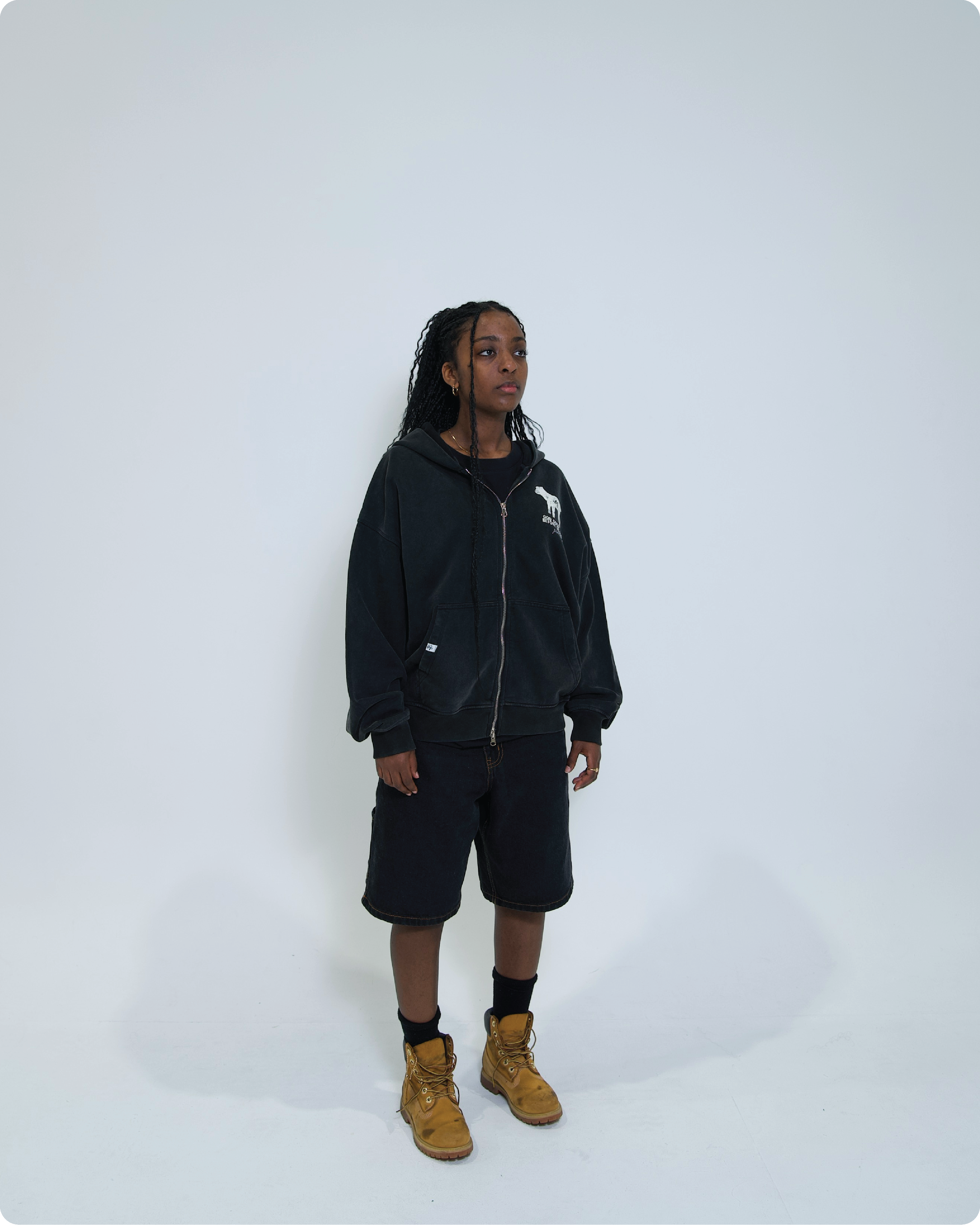 'THE LORD IS MY SHEPHERD' zip-up