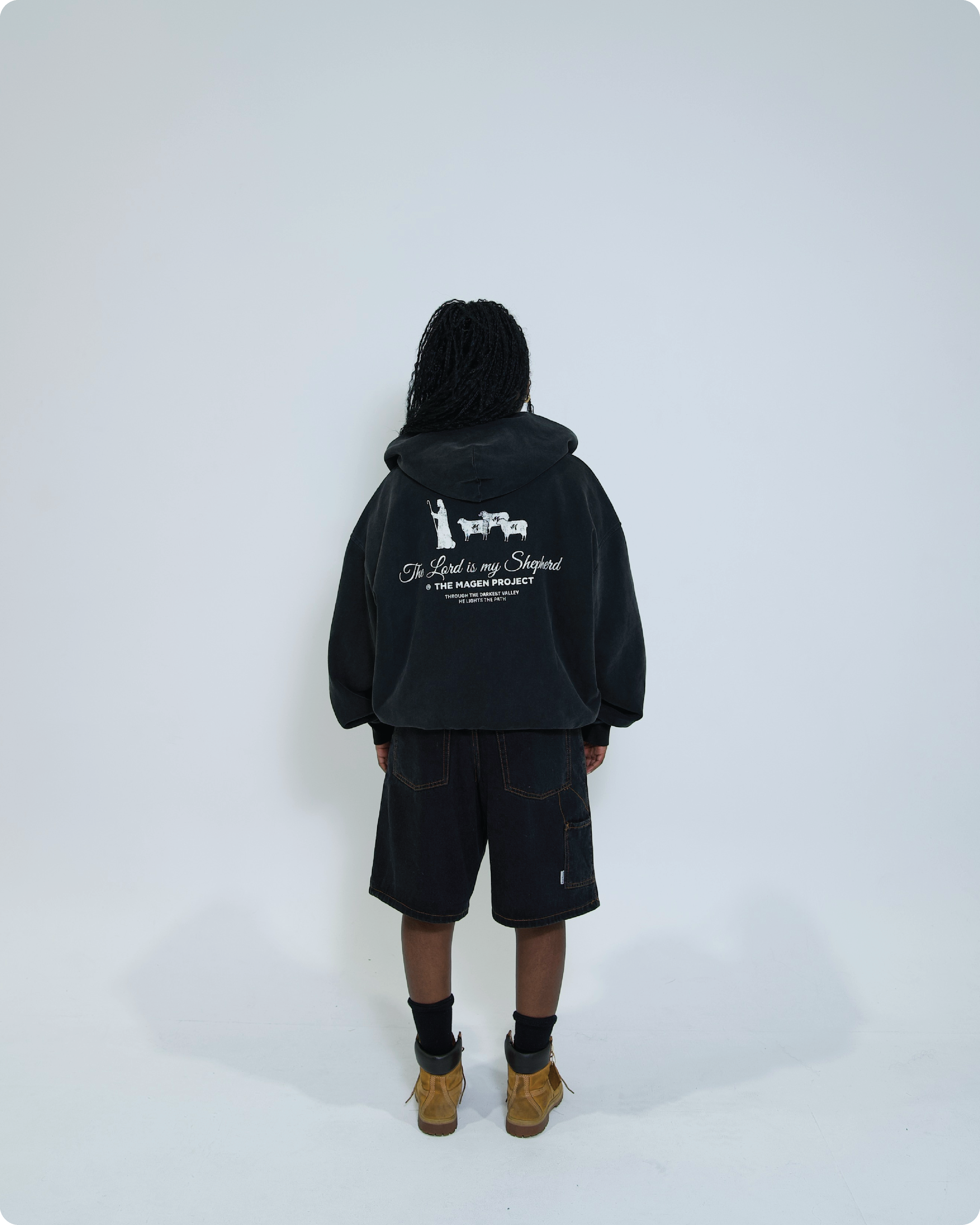 'THE LORD IS MY SHEPHERD' zip-up