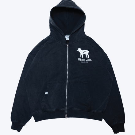 'THE LORD IS MY SHEPHERD' zip-up